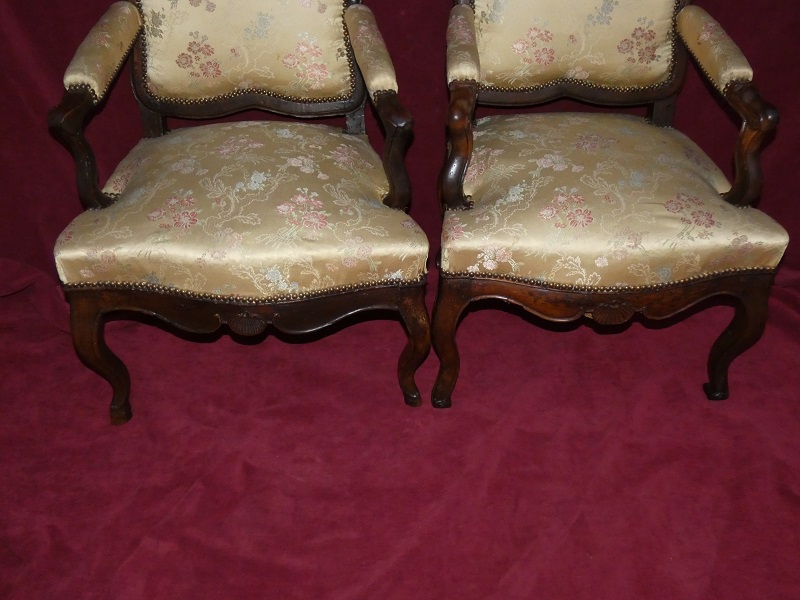 Paire fauteuil 18ème siècle