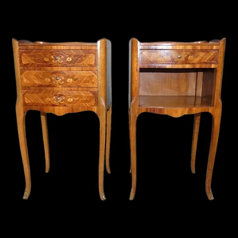 Paire de tables de chevet style Louis XV début XXème