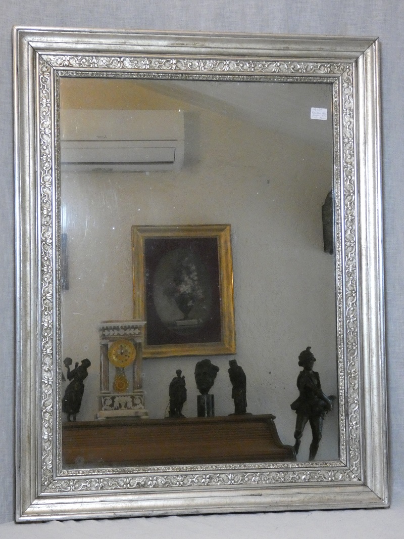 Miroir argent 19ème siècle