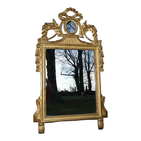 Miroir Provençal style Louis XVI fin 19ème