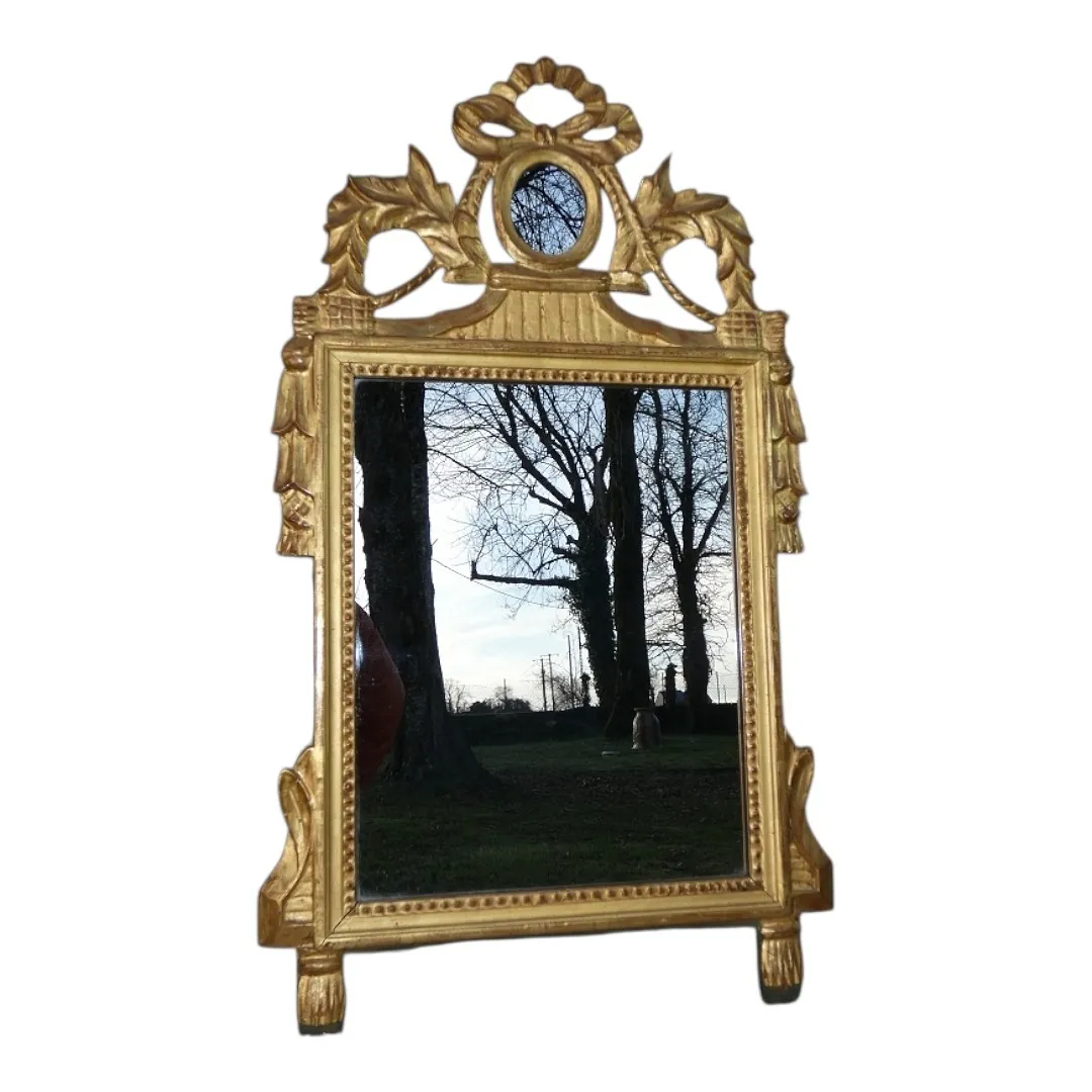 Miroir Provençal style Louis XVI fin 19ème