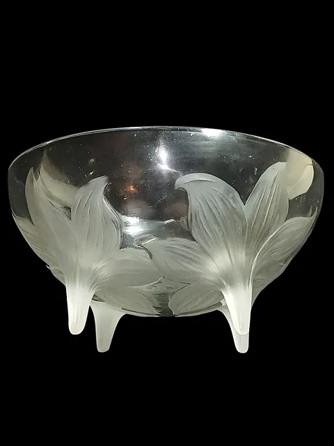 René LALIQUE coupe "Lys" modèle 1924