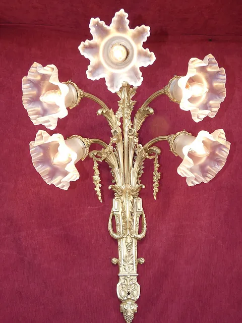 Grande applique en bronze époque Napoléon III