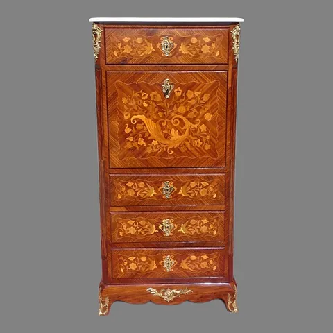 Secrétaire de dame de style Louis XV époque Napoléon III