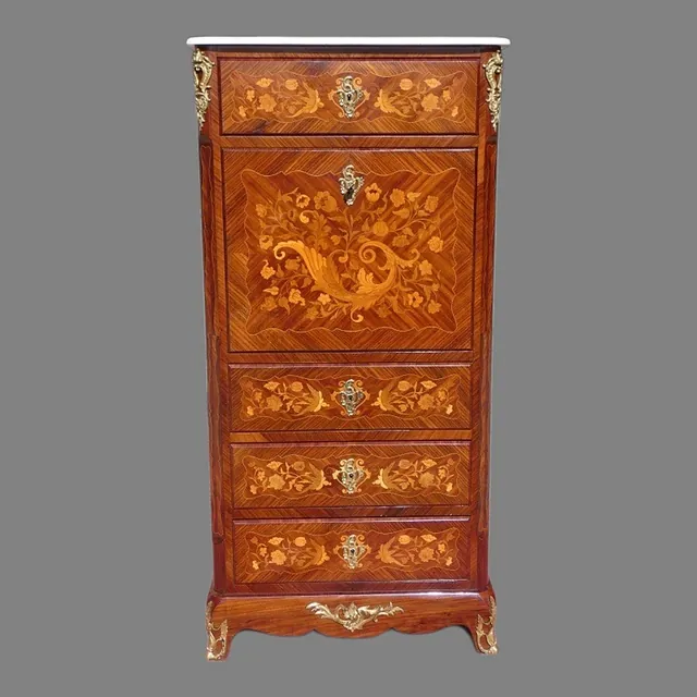 Secrétaire de dame de style Louis XV époque Napoléon III