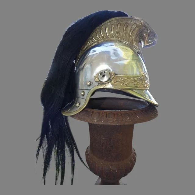 Casque ancien Français d'officier de cuirassier ou de Dragon